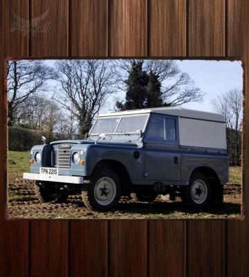 Металлическая табличка Land Rover Series III SWB Van